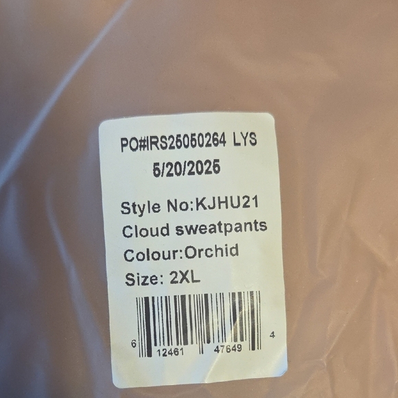 Comfrt Women's Lavender Joggers - Picture 2 of 4